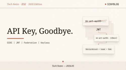 ANTHROPIC_API_KEY をもう Secrets に置かない —— Claude キーレス認証（Workload Identity Federation）を初心者がゼロから導入する完全ガイド