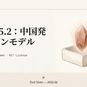 GLM-5.2とは何か：Z.aiが正式発表した7530億パラメータのオープンモデル。Claude Opus 4.7超えの実力を事実で整理