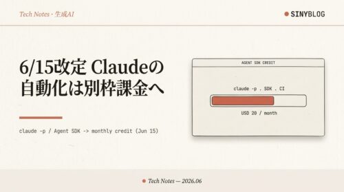 【2026年6月15日施行】Anthropicの課金ルール変更を徹底解説 — claude -p・Agent SDK・GitHub Actionsが別枠クレジット制に