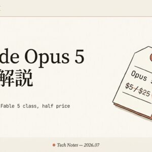 Claude Opus 5 徹底解説｜Fable 5級の性能を半額で・ベンチ/料金/API変更を事実ベースで全整理