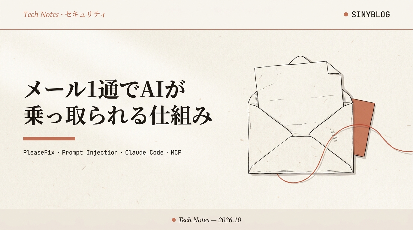 【図解】PleaseFixとは?AIブラウザとClaude Codeがメール1通で乗っ取られる仕組みと今日からできる防御策(2026年10月版)